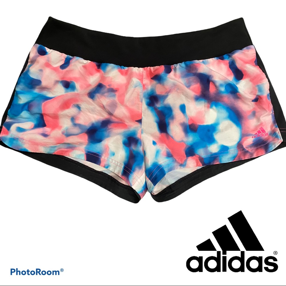 ADIDAS watercolor Size Medium Running Shorts